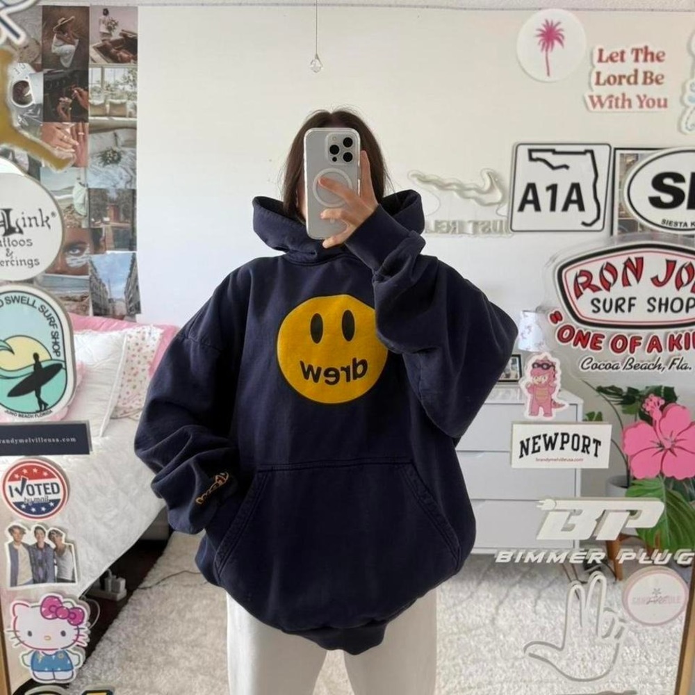 dark navy‎ blue Drew House hoodie